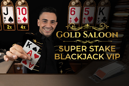 Gold Saloon Super Stake Blackjack